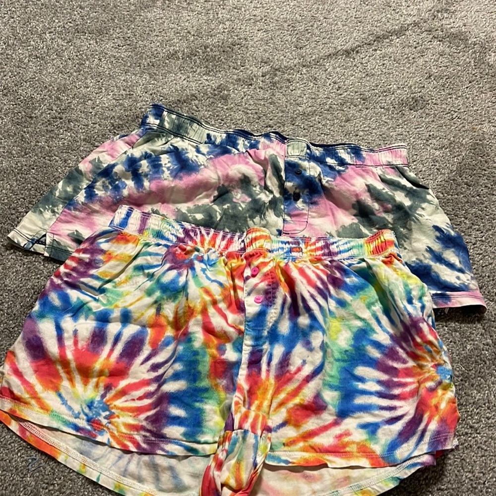 Two colorful shorts